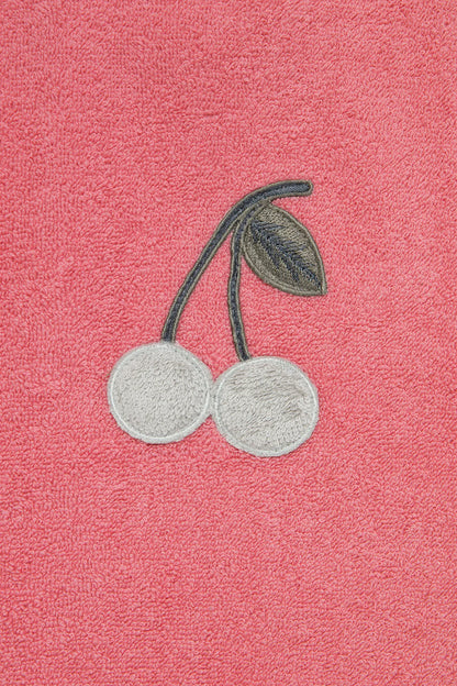 「🇨🇭Elly+lune」Piu Poncho Rosa-GOTS