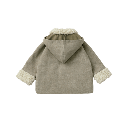 alto 1 beige多功能保暖外套可拆卸帽子1.5～4y