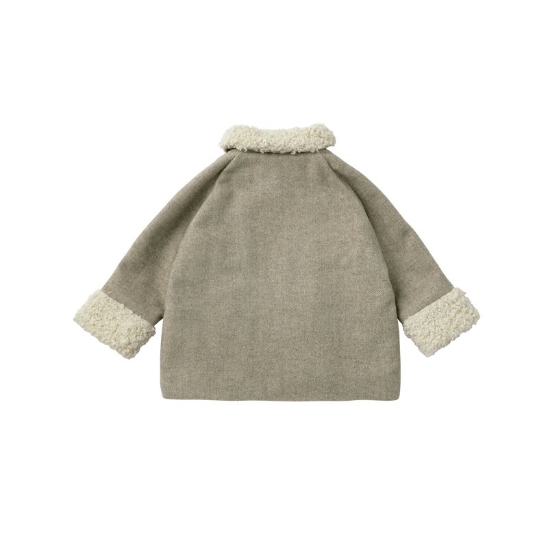alto 1 beige多功能保暖外套可拆卸帽子1.5～4y