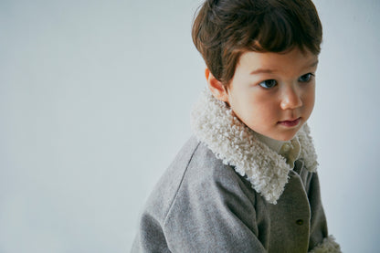 alto 1 beige多功能保暖外套可拆卸帽子1.5～4y