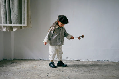 alto 1 beige多功能保暖外套可拆卸帽子1.5～4y