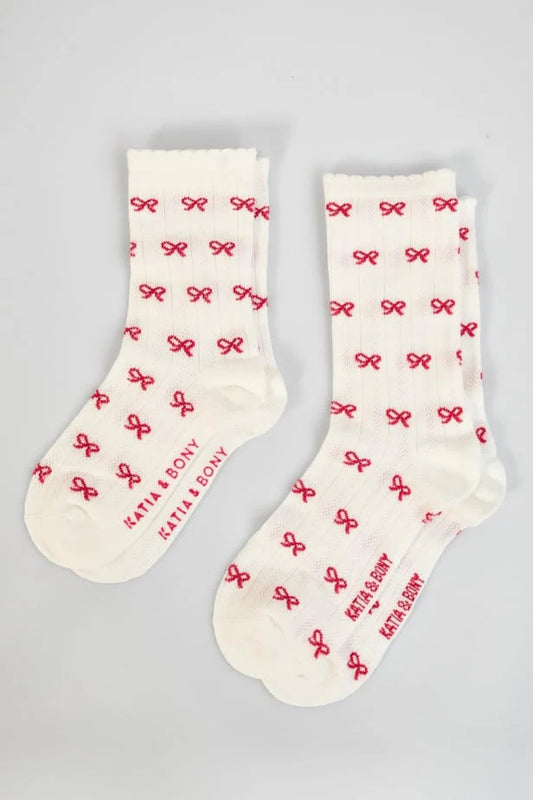 「🇨🇭Elly+lune」Mom & Me Bow Design Sock Set Boxed親子款母女襪子禮盒