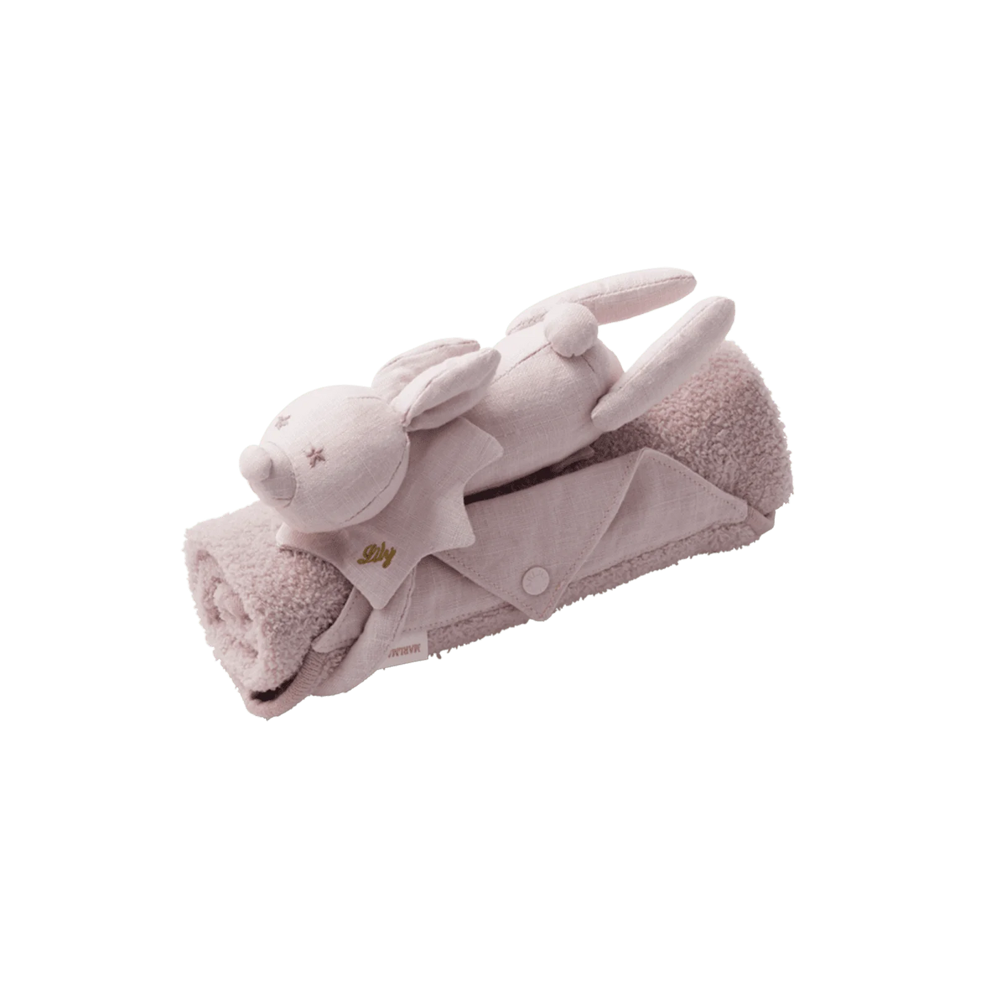 Multifunctional stuffed toy BFF 1 Lily bunny兔子小毯子附搖鈴多功能玩偶