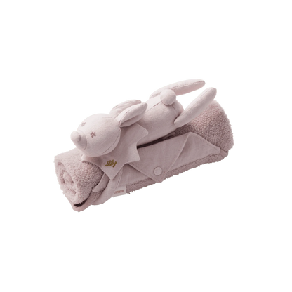 Multifunctional stuffed toy BFF 1 Lily bunny兔子小毯子附搖鈴多功能玩偶
