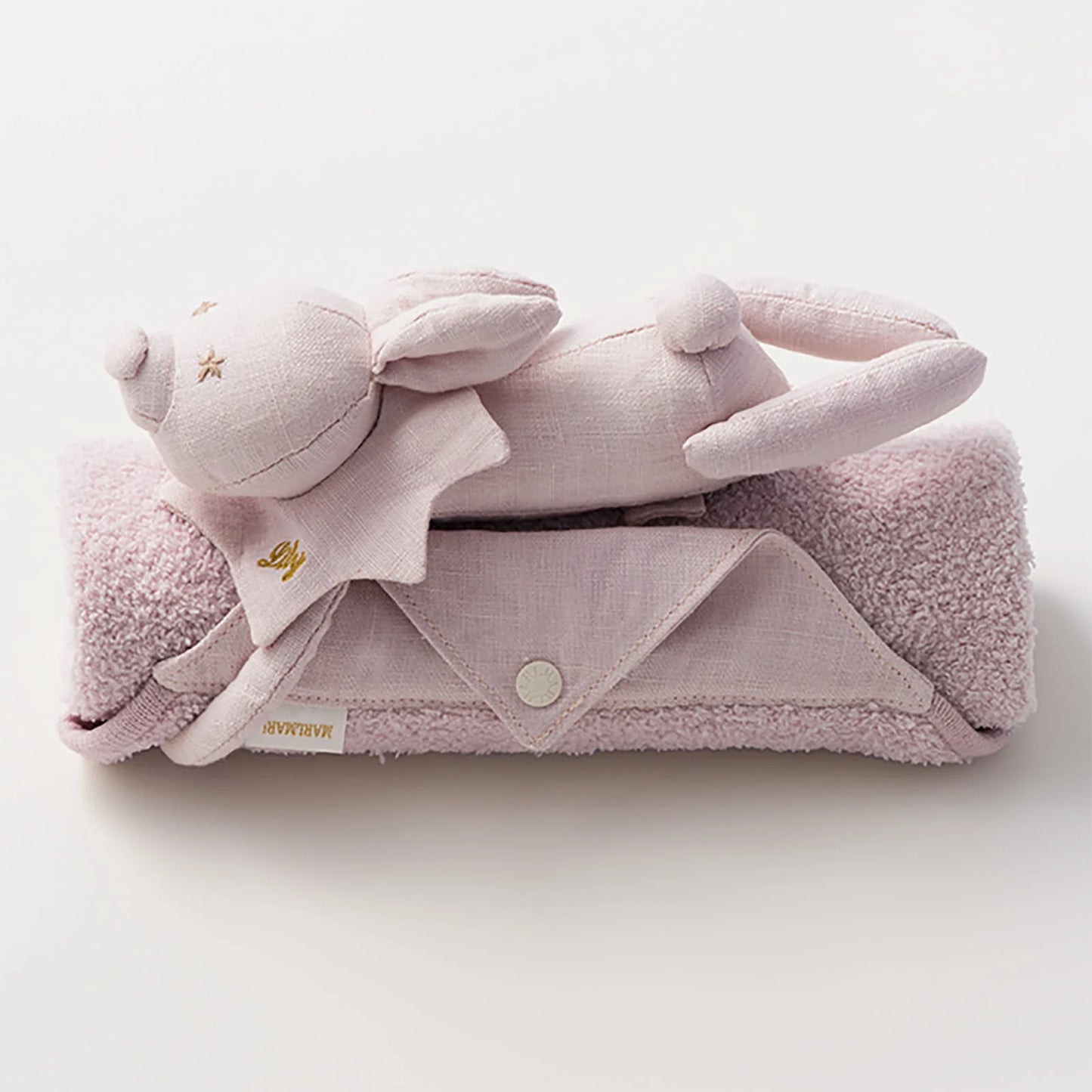 Multifunctional stuffed toy BFF 1 Lily bunny兔子小毯子附搖鈴多功能玩偶