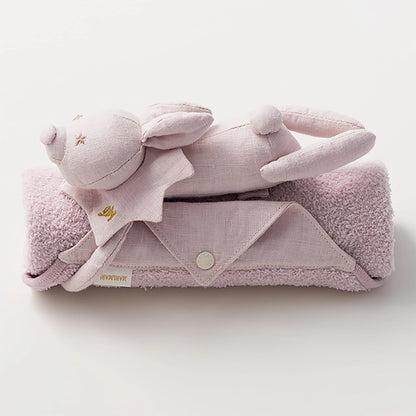 Multifunctional stuffed toy BFF 1 Lily bunny兔子小毯子附搖鈴多功能玩偶