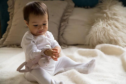 Multifunctional stuffed toy BFF 1 Lily bunny兔子小毯子附搖鈴多功能玩偶