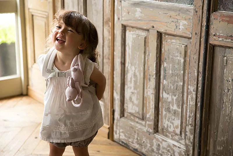 Multifunctional stuffed toy BFF 1 Lily bunny兔子小毯子附搖鈴多功能玩偶