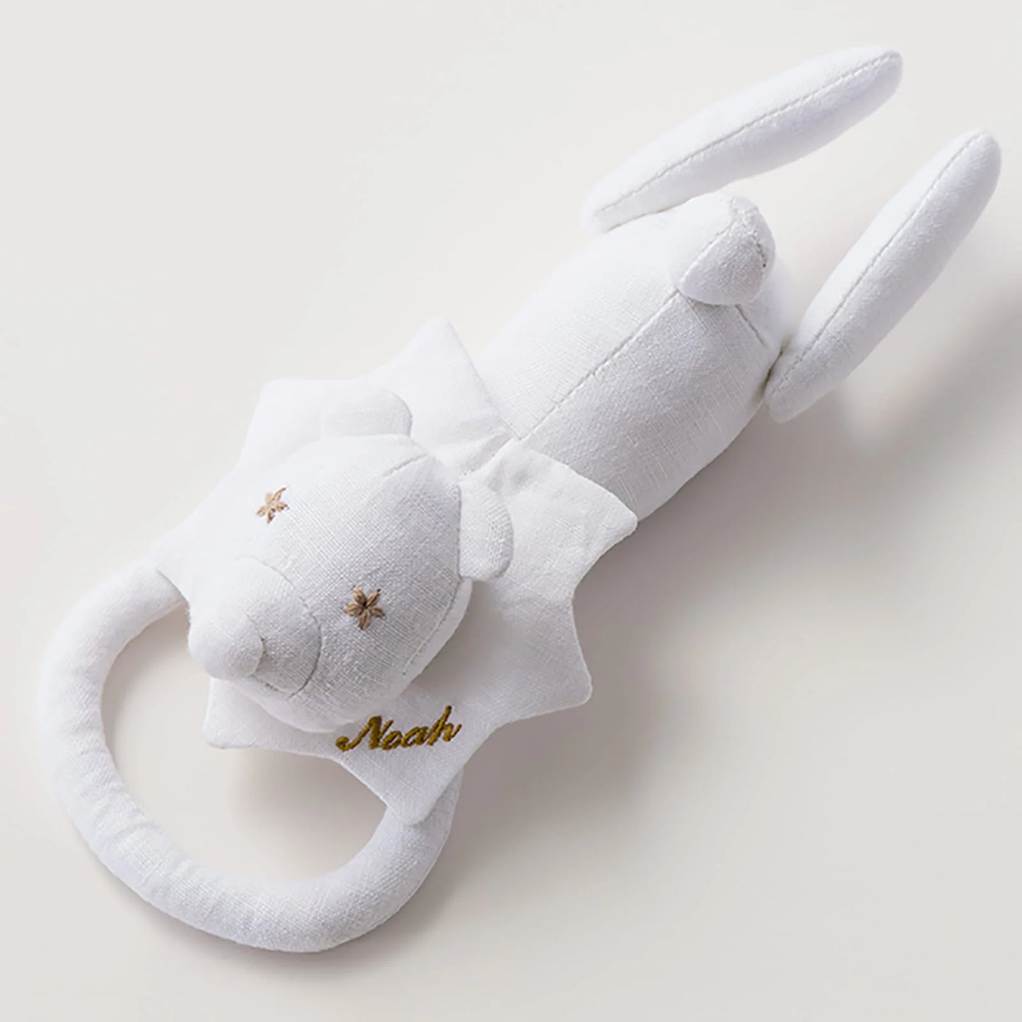 Multifunctional stuffed toy BFF 2 Noah bear可愛毛絨熊小毯子附搖鈴多功能