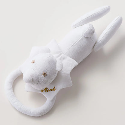 Multifunctional stuffed toy BFF 2 Noah bear可愛毛絨熊小毯子附搖鈴多功能