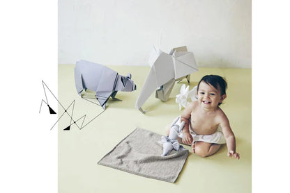 Multifunctional stuffed toy BFF 3 Eren phant大象小毯子附搖鈴多功能玩偶