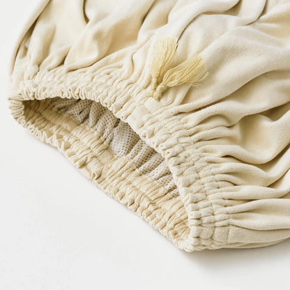 bloomers 7 iris white白色燈籠褲男女寶適用0～3歲