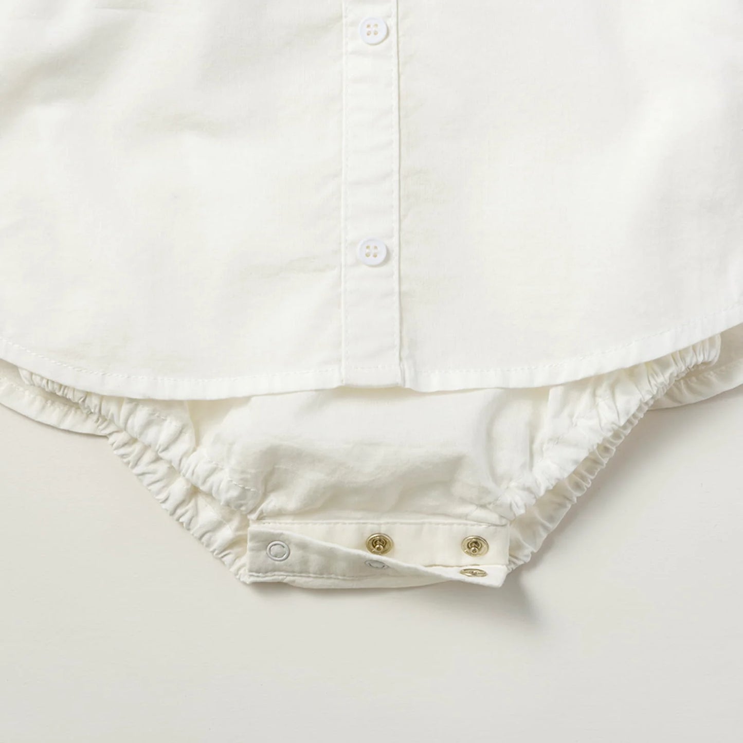 bodysuits 5 scarf white白色立領式圍巾包屁衣