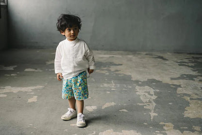 bodysuits 5 scarf white白色立領式圍巾包屁衣