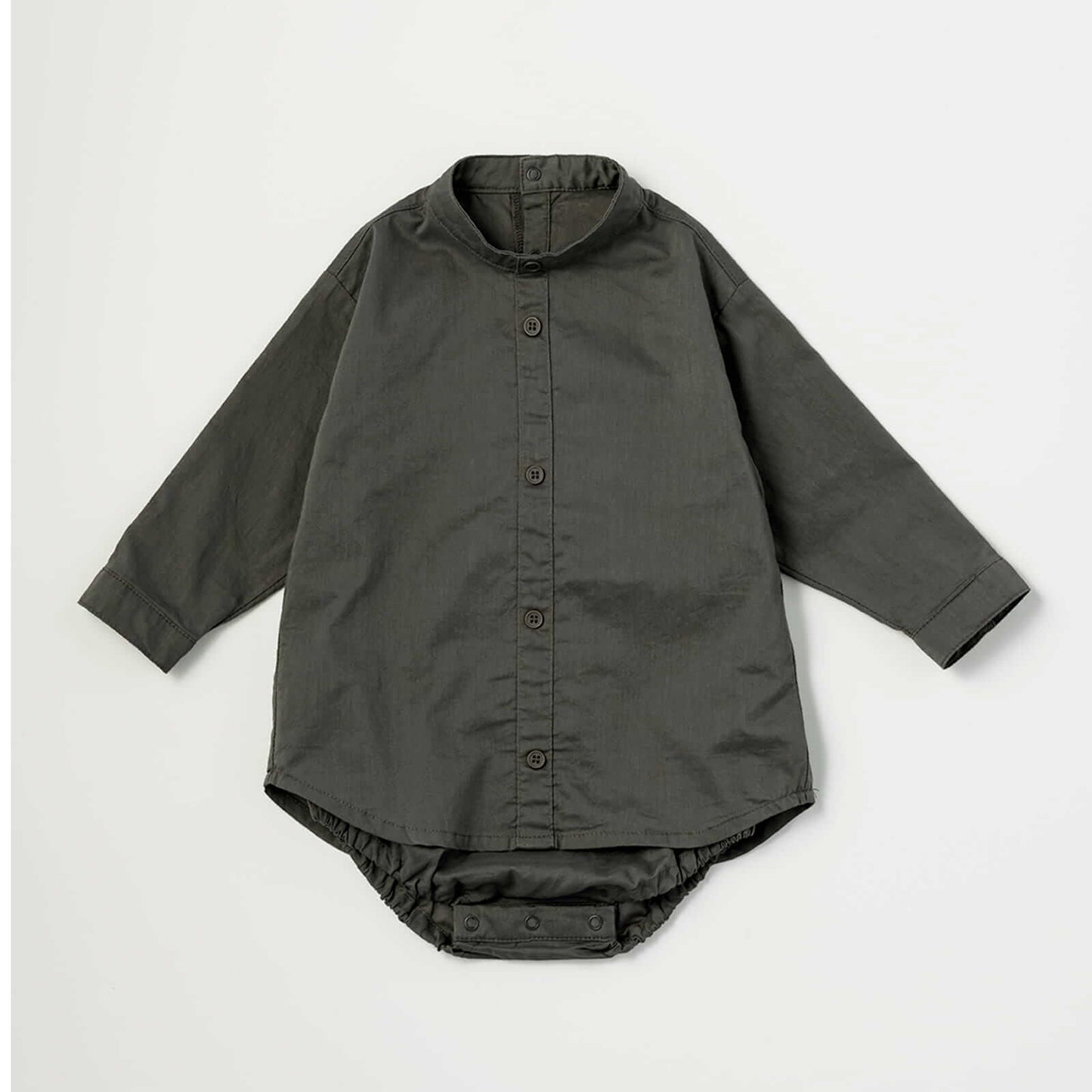 bodysuits 6 scarf charcoal立領式圍巾包屁衣