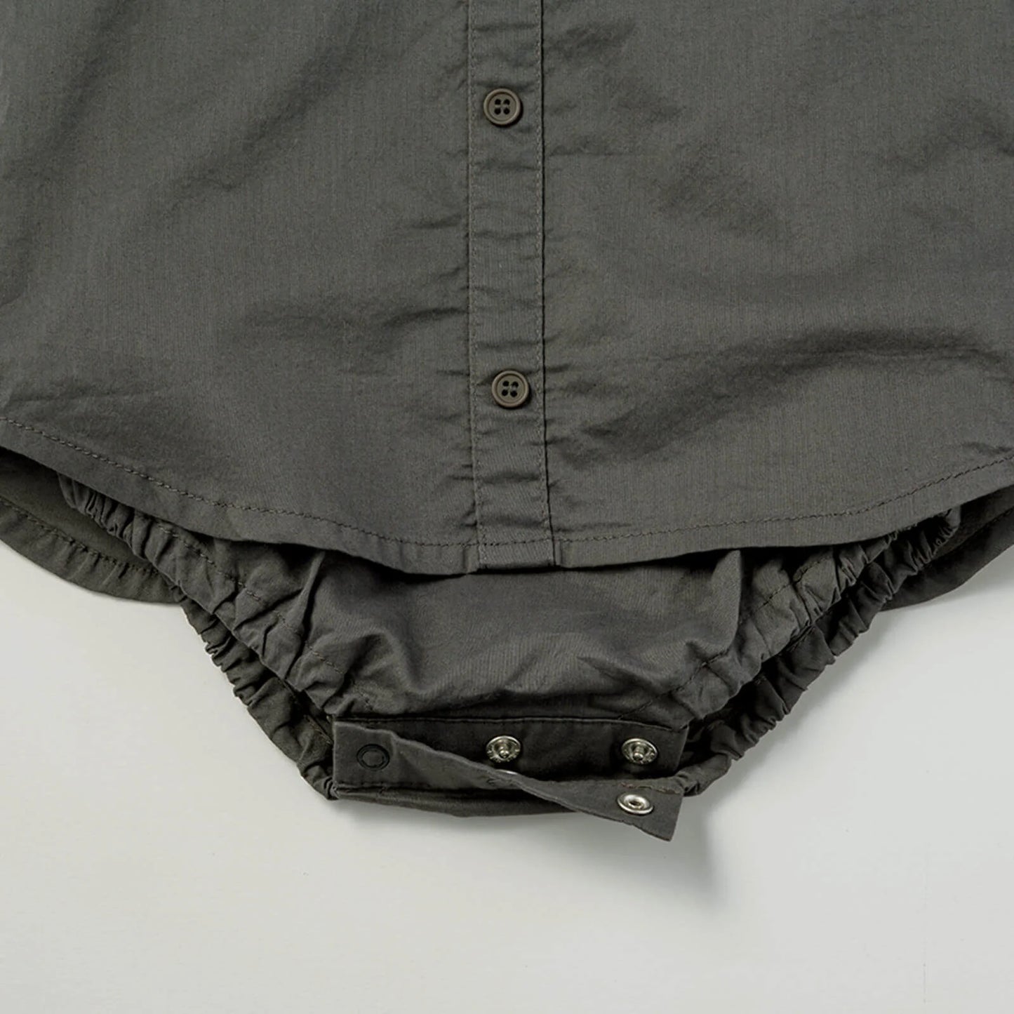 bodysuits 6 scarf charcoal立領式圍巾包屁衣