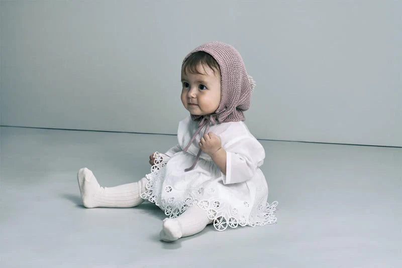 bodysuits 7 scallop white白色蕾絲包屁衣