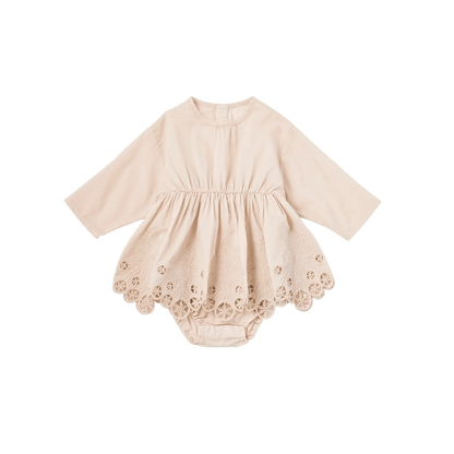 bodysuits 8 scallop pink粉色蕾絲包屁衣