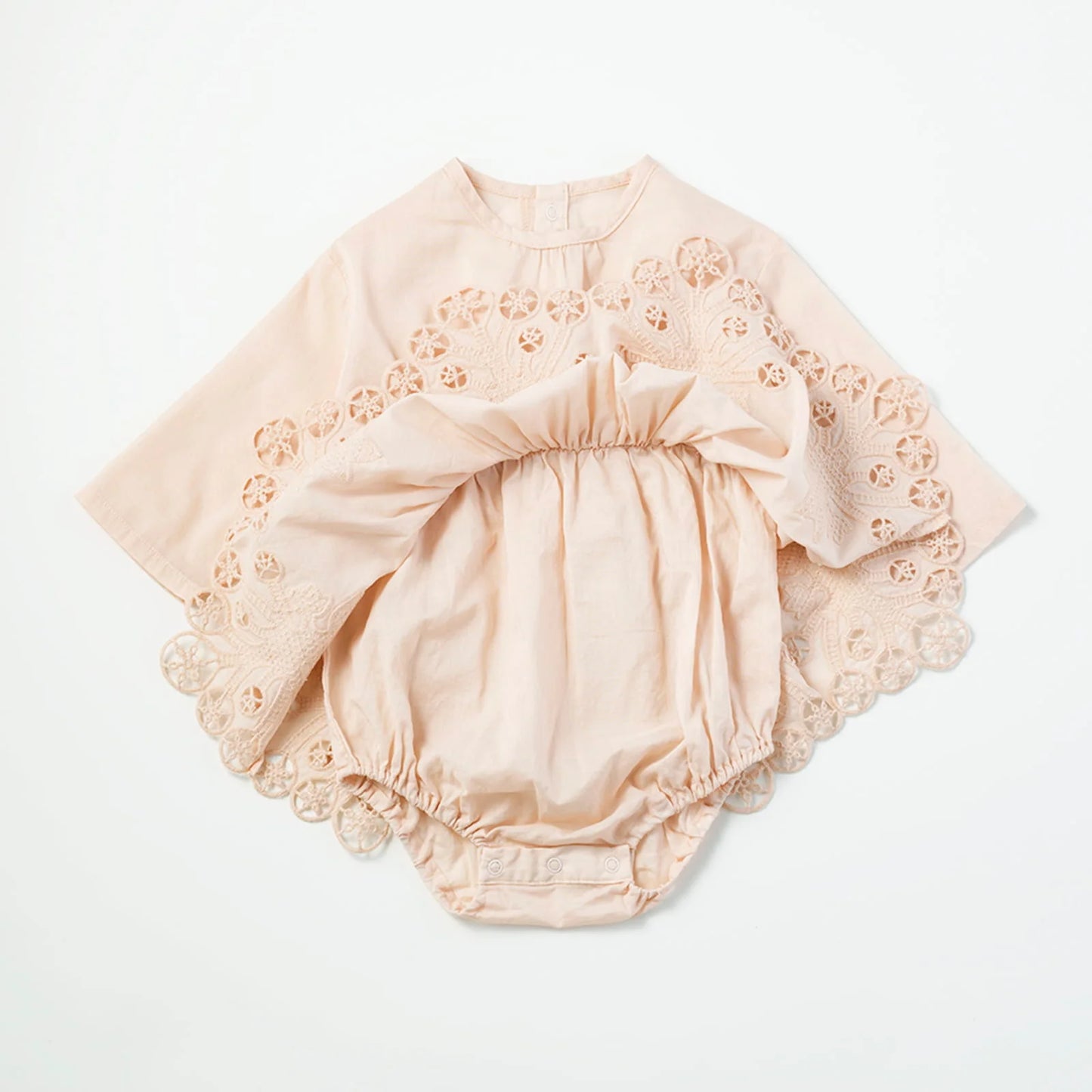 bodysuits 8 scallop pink粉色蕾絲包屁衣