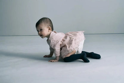 bodysuits 8 scallop pink粉色蕾絲包屁衣