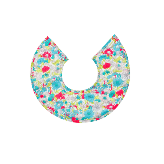 BIB/botanique 1 dahlia熱帶花卉風格圍兜-大麗花