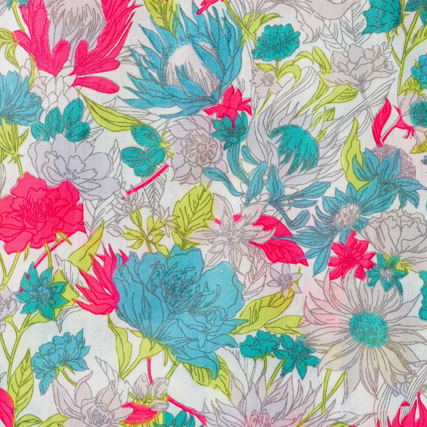 BIB/botanique 1 dahlia熱帶花卉風格圍兜-大麗花