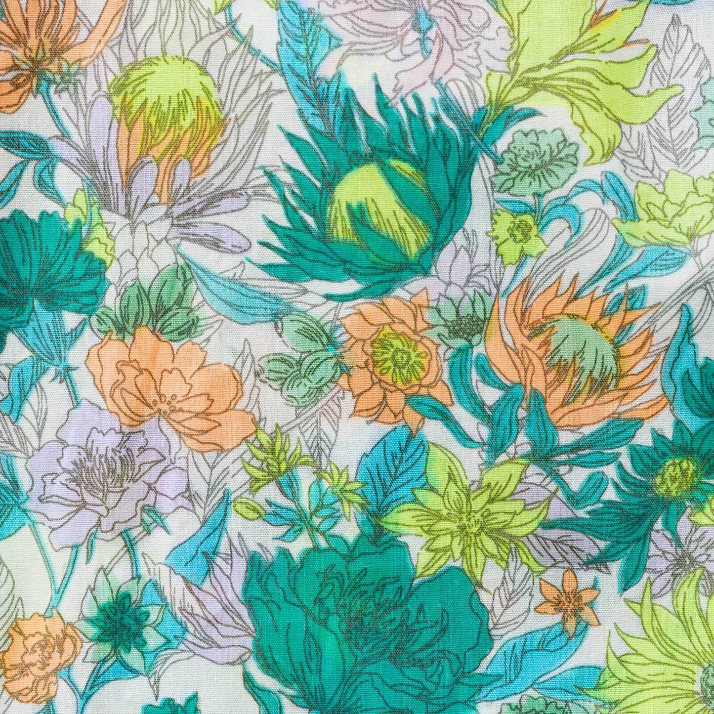 BIB/botanique 5 cactus熱帶花卉風格圍兜-仙人掌