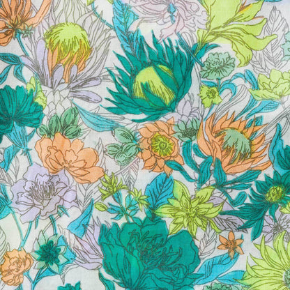 BIB/botanique 5 cactus熱帶花卉風格圍兜-仙人掌