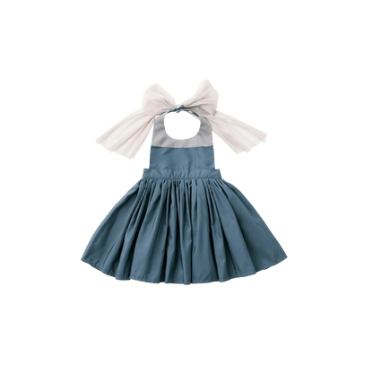 Dining Apron bouquet 3 navy餐飲玩樂防污圍裙