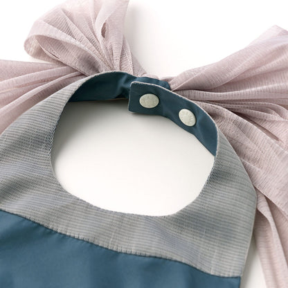 Dining Apron bouquet 3 navy餐飲玩樂防污圍裙