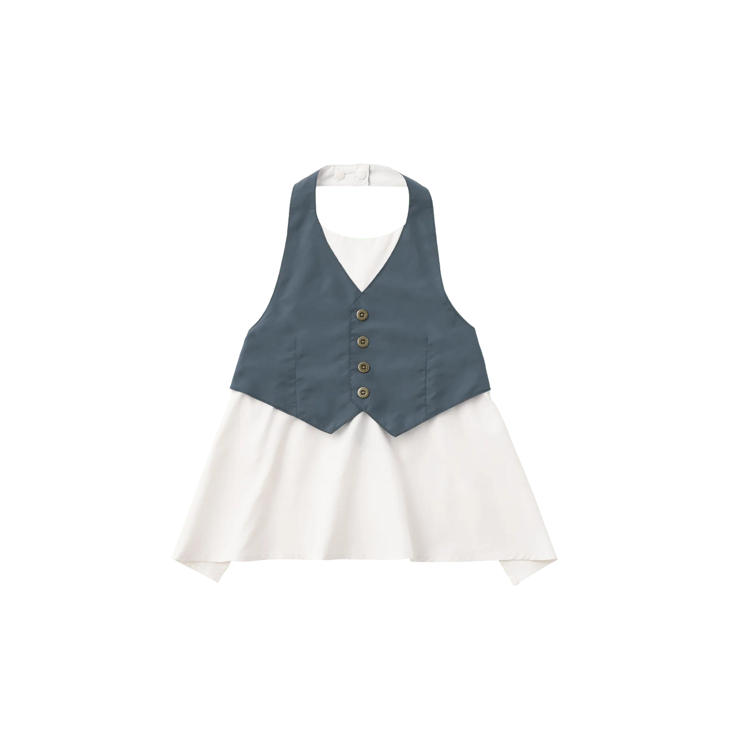 Dining Apron garcon 1 navy圍裙