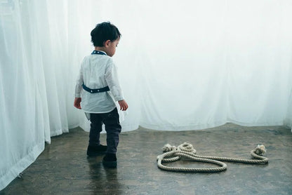 Dining Apron garcon 1 navy圍裙