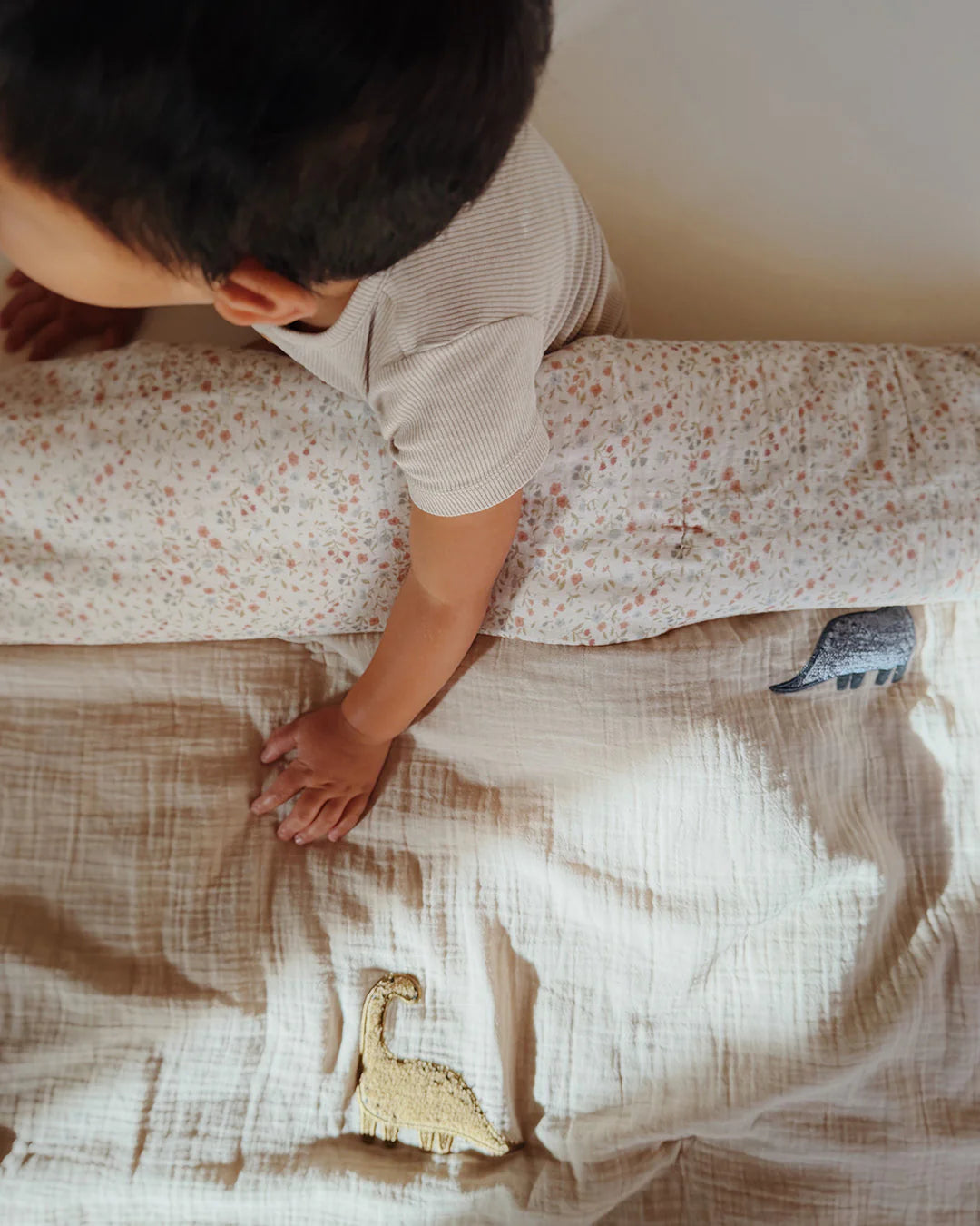 「🇨🇭Elly+lune」Nova Toddler Blanket - Dinos 100X130CM