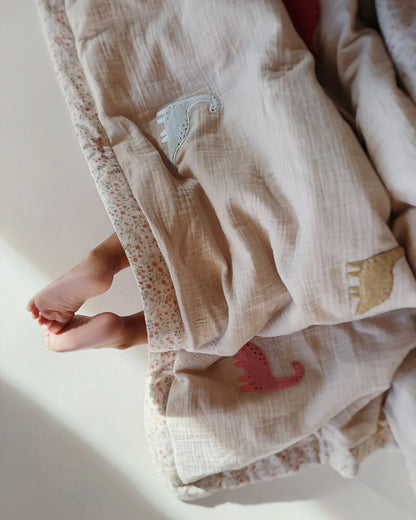 「🇨🇭Elly+lune」Nova Toddler Blanket - Dinos 100X130CM