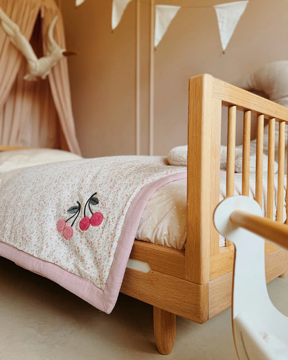 「🇨🇭Elly+lune」Nova Blanket L - Cherry Floral 130X160CM