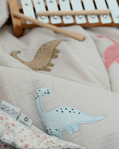 「🇨🇭Elly+lune」Nova Toddler Blanket - Dinos 100X130CM