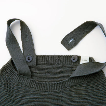 「日本製造」knit pants 3 sumi秋冬無縫針織褲0-2y