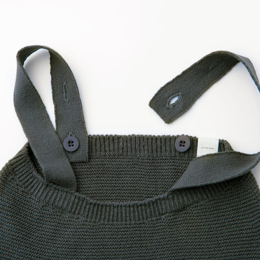 「日本製造」knit pants 3 sumi秋冬無縫針織褲0-2y