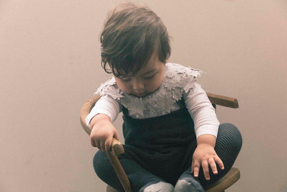 「日本製造」knit pants 3 sumi秋冬無縫針織褲0-2y