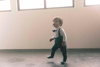 「日本製造」knit pants 3 sumi秋冬無縫針織褲0-2y