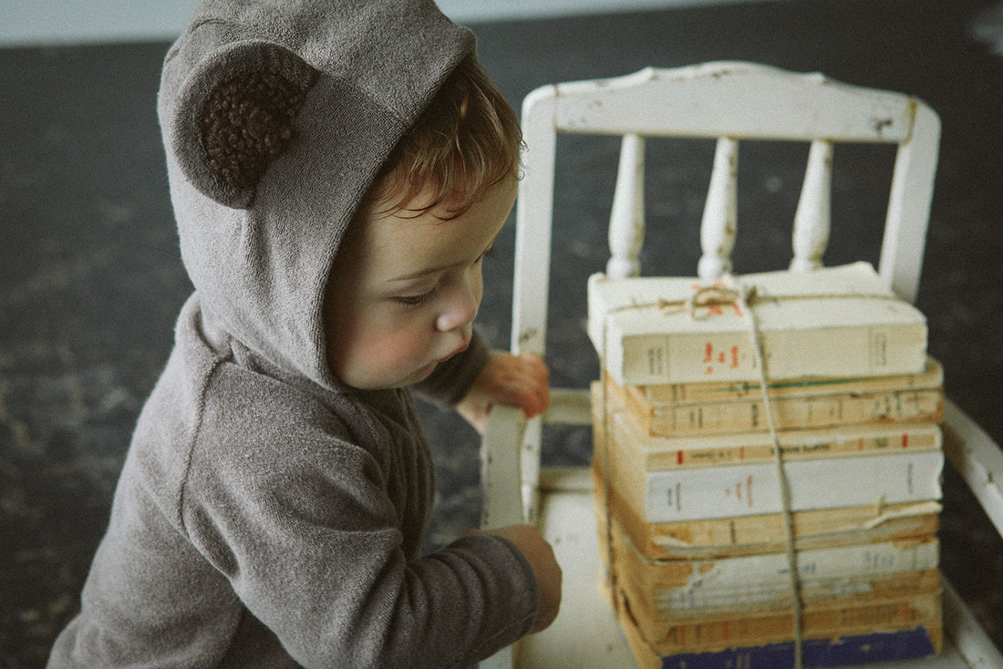 lullaby 4 bear 可愛泰迪熊連體衣睡衣兩色新生兒禮物