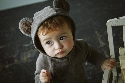 lullaby 4 bear 可愛泰迪熊連體衣睡衣兩色新生兒禮物