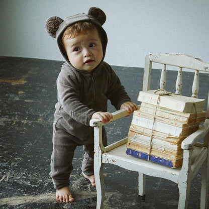 lullaby 4 bear 可愛泰迪熊連體衣睡衣兩色新生兒禮物