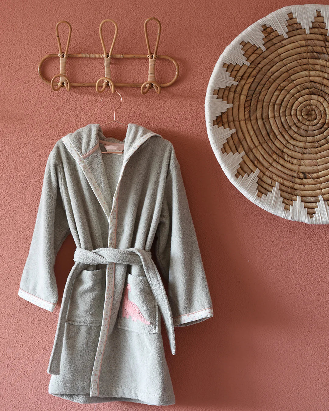 「🇨🇭Elly+lune」Mia Bathrobe Dino-GOTS