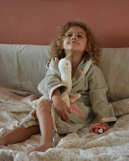 「🇨🇭Elly+lune」Mia Bathrobe Dino-GOTS