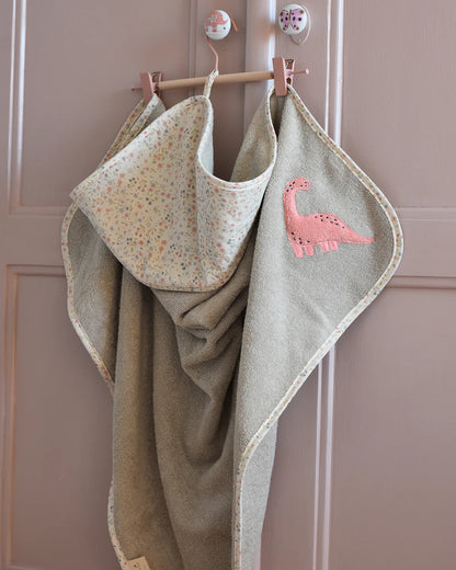 「🇨🇭Elly+lune」Luca Baby Towel Dusty Green-GOTS