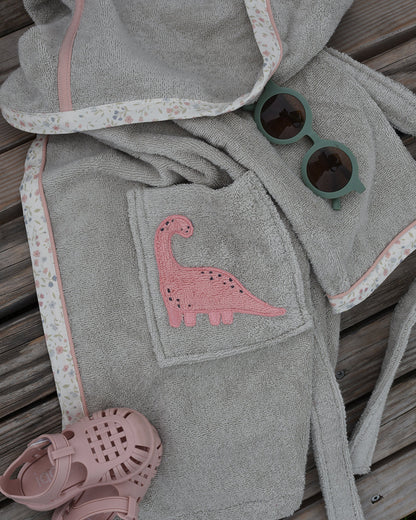 「🇨🇭Elly+lune」Mia Bathrobe Dino-GOTS