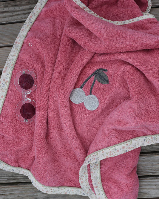 「🇨🇭Elly+lune」Piu Poncho Rosa-GOTS