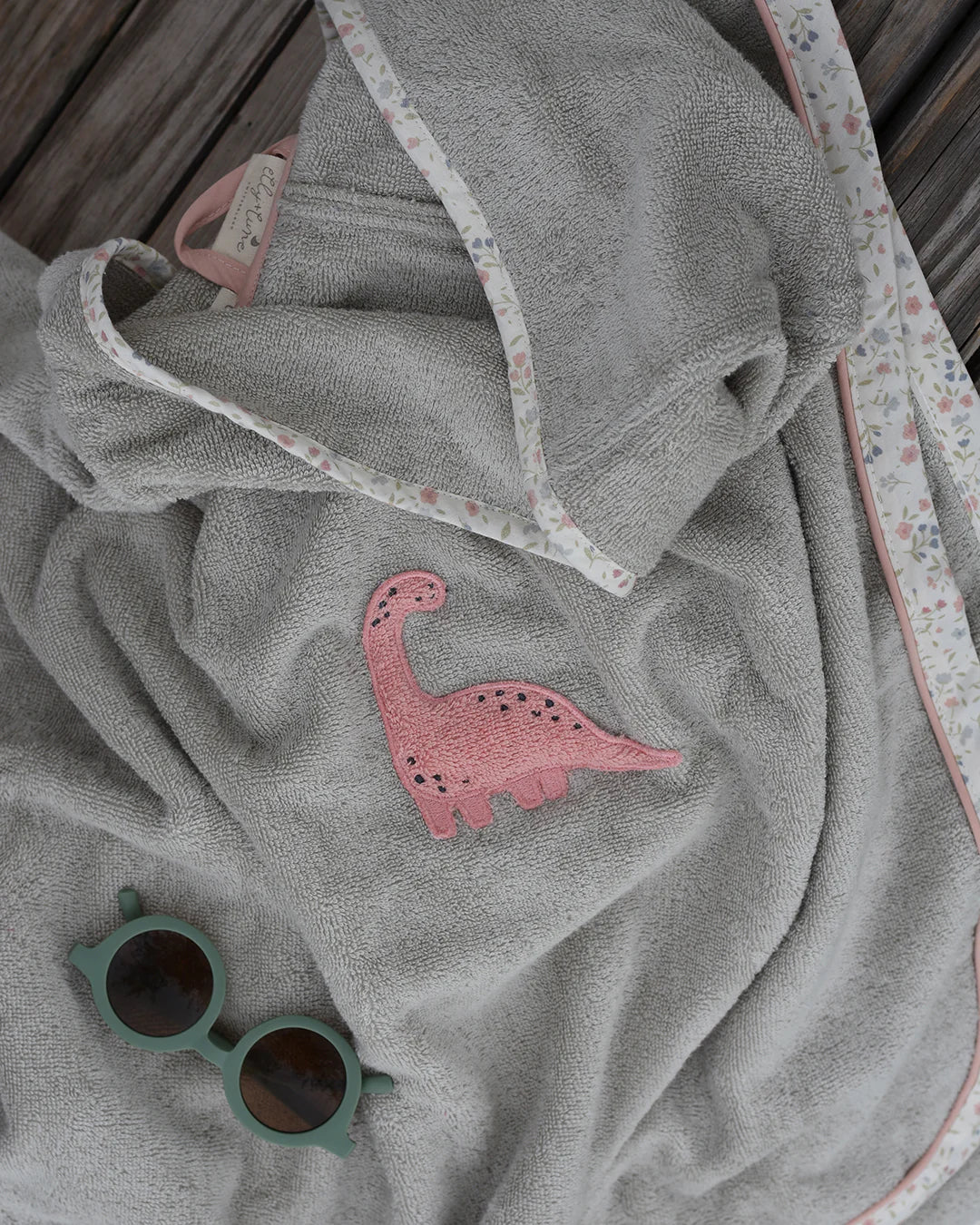 「🇨🇭Elly+lune」Piu Poncho Dusty Green-GOTS