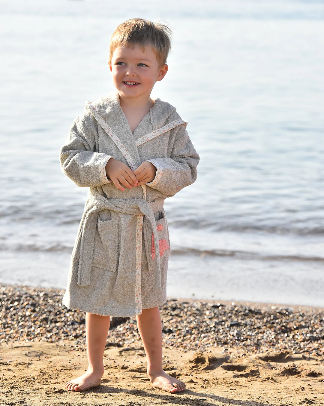 「🇨🇭Elly+lune」Mia Bathrobe Dino-GOTS